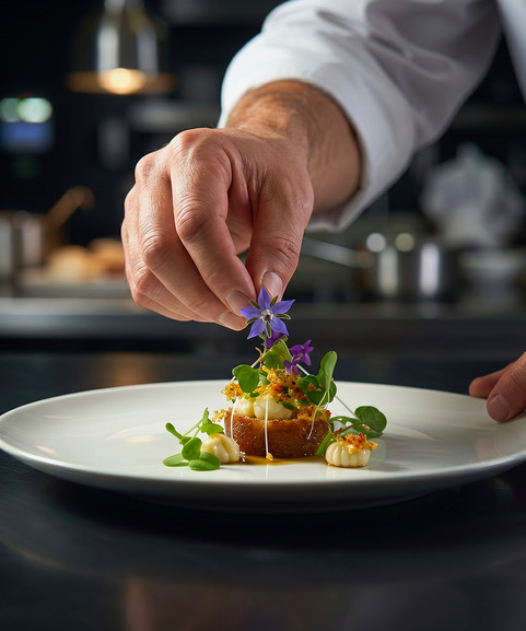 Restaurateur en plein service